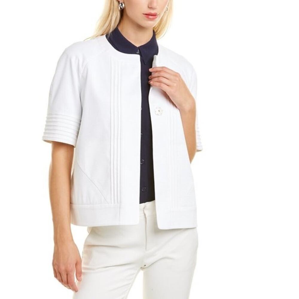 Piazza Sempione white cropped jacket size IT 38 - Picture 2 of 7